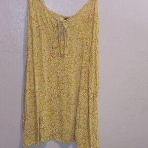 Yellow Floral Dress